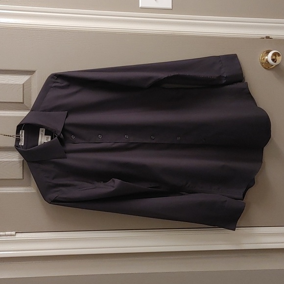 Pronto-Uomo Non Iron Gray Slim Fit Dress Shirt 32/33 - Picture 1 of 11